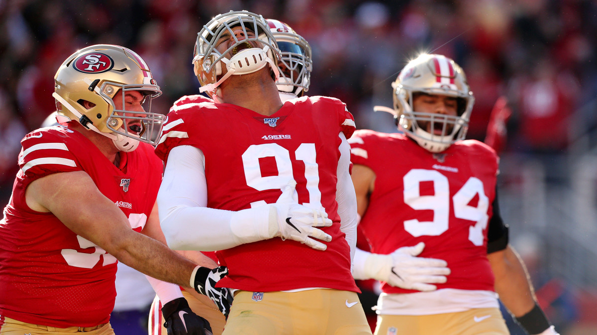In his fifth year with the Niners, Armstead had a team-best 10 sacks. 